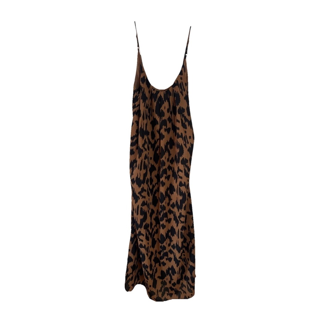 THML leopard Print Slip Dress‎ Maxi Sz Small